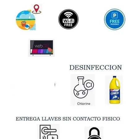 Edificio El Mirador -situado En Playa Del Puntal Primera Linea Playa Apartmán *